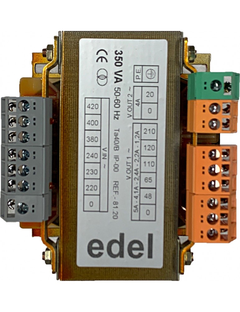 TRANSFORMADOR 350VA MULTITENSIÓN 81.20