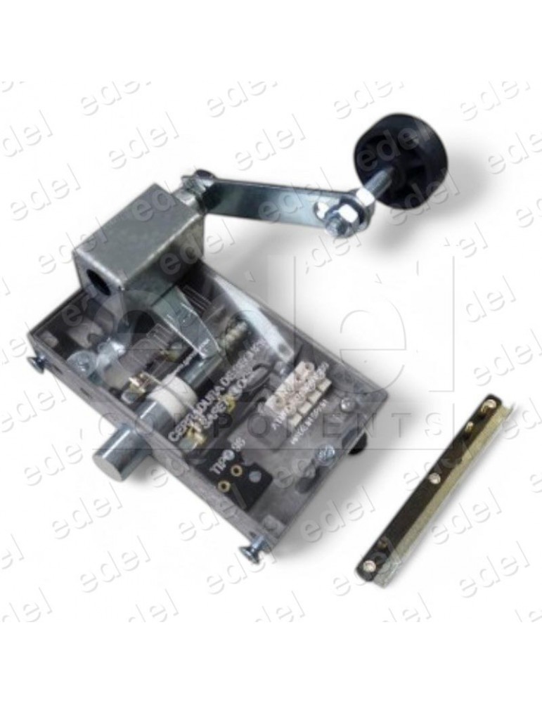 03.102.00.AN SAFETY LOCK GERVALL ACC.FRONTAL DOUBLE POSITIONFLAT LOCKING PIN  WITH AUXILIARY CONTACT NO HAND