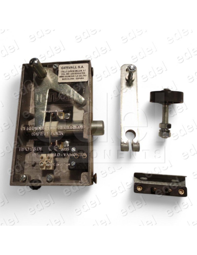 03.096.IZ.FA SAFETY LOCK GERVALL LATERAL ACT. FLAT LOCKING PIN  WITHOUT AUX. CONTACT HAND LEFT