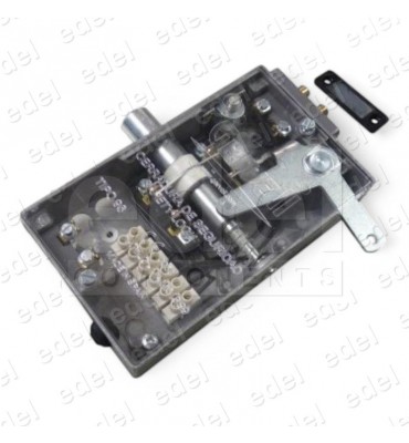 03.096.0D SERRURE SECURITÉ GERVALL PORTE COULISSANTE PÊNE PLAT  AVEC CONTACT AUXILIAIRE MAIN DROITE