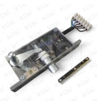 03.103.00 SAFETY LOCK GERVALL SIDE ACT. SLIM FRAME CHAMFERED LOCKING PIN WITH AUX. CONTACT LONG BRIDGE NO HAND