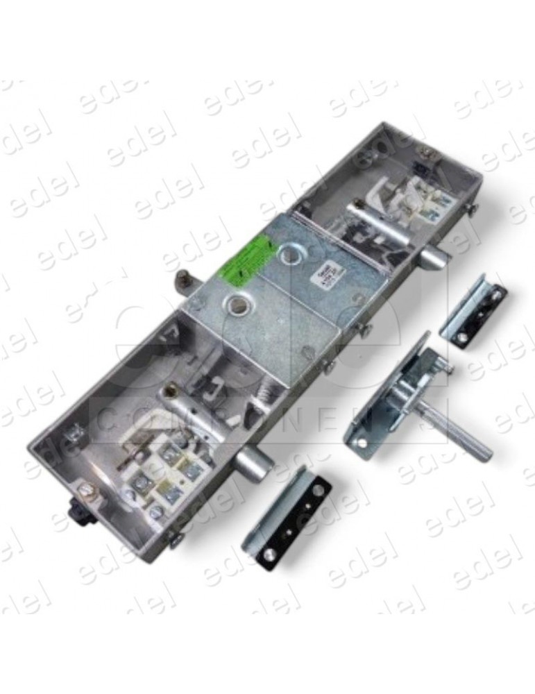 4104.ZPLE CERRADURA DOBLE SEGURIDAD ALJO ACC.LATERAL S/CONTACTO AUXILIAR CON ESCUADRA