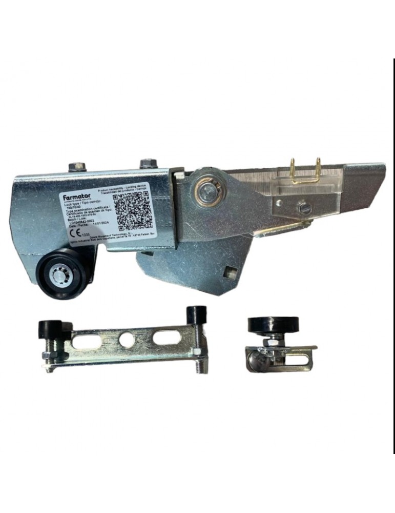 CSP-CO0DRD200 CONJUNTO SOPORTE Y PALANCA PLETINA FERMATOR COMPACT EN81-41 PANORÁMICO T2 DERECHA ENCLAVAMIENTO SIMPLE 160MM SOPOR