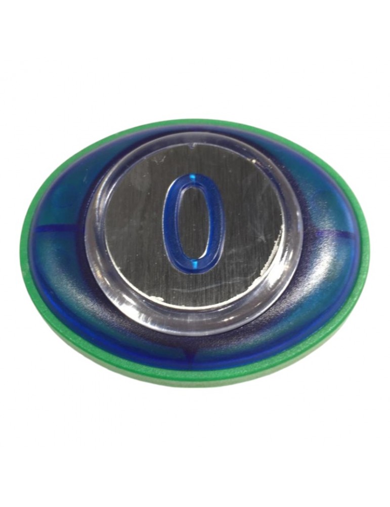 PULSADOR ELITE ZENER "0" ANILLOS FONDO PLATA