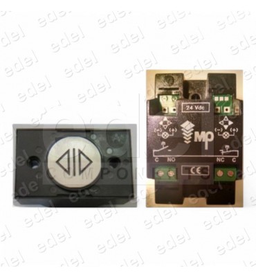 PULS. COMPAC V GRABADO 1C 24V SIN LUM. A/P