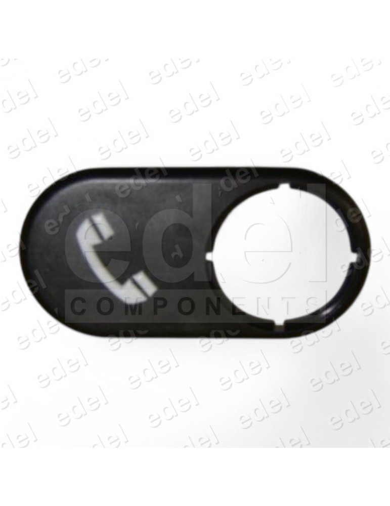 2172CARN51 LABEL MP PSP HORIZONTAL BLACK SIN BRAILLE TELÉFONO