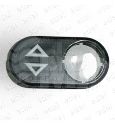 LABEL MP PSP HORIZONTAL BLACK S/BR FLECHA DOBLE