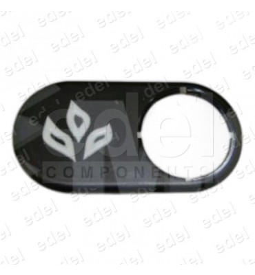 LABEL MP PSP HORIZONTAL BLACK S/BR SIMB.BOMBERO