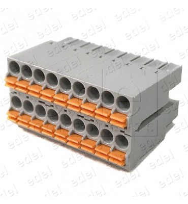 KD181080A06AG CONNECTOR ANYTEK 2X9V 3.5MM GREY