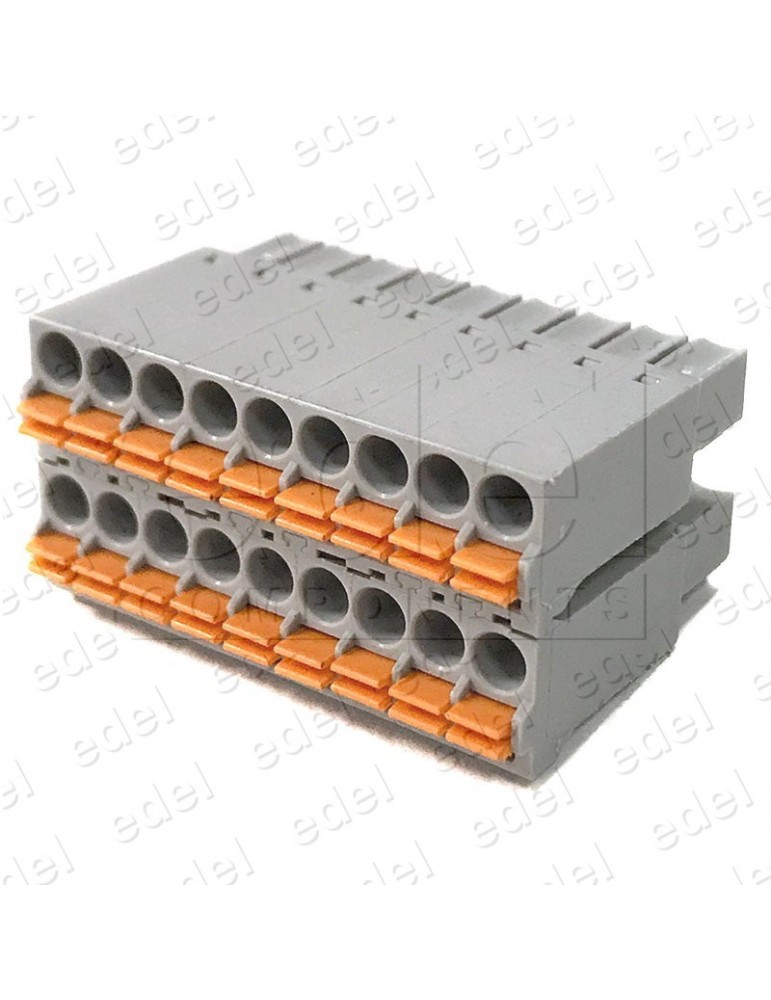 KD181080A06AG CONECTOR ANYTEK 2X9V 3.5MM GRIS