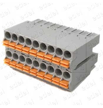 KD181080A06AG CONNECTOR ANYTEK 2X9V 3.5MM GREY