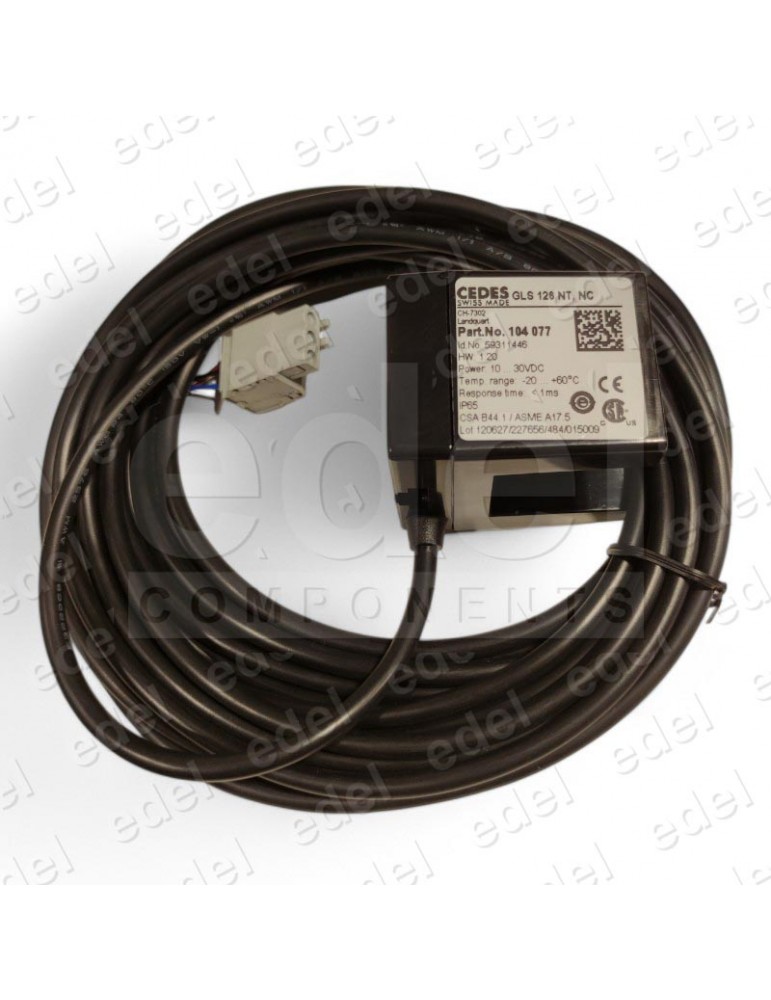 59311446 104077 FOTORRUPTOR SENSOR SCHINDLER GLS-126 NT/NC 5M CABLE