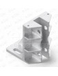 SOPORTE GUIADOR DE ALUMINIO EN ÁNGULO WSM STINGL L140MM