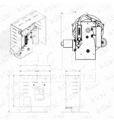 R7121E902RAEX OVERSPEED GOVERNOR TWO-WAY E90 D.200 AUTO RESET REDUCED SUP. COIL 230 VN 0.2-1.0 M/S
