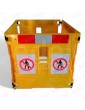 MULTI-PURPOSE BARRIER WITH WARNING SING 1100X30X1100 1 UNIT