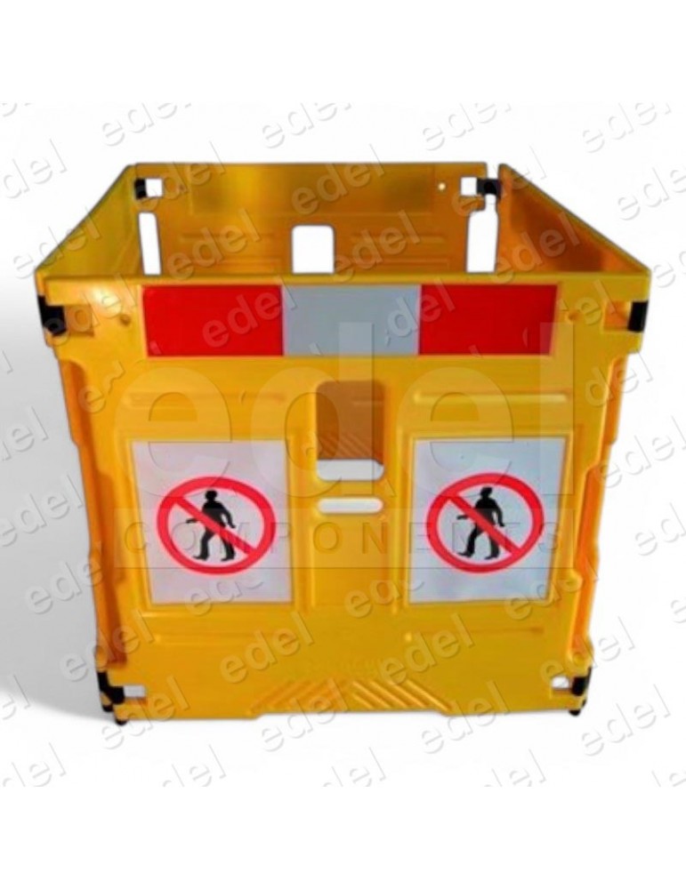 MULTI-PURPOSE BARRIER WITH WARNING SING 1100X30X1100 1 UNIT