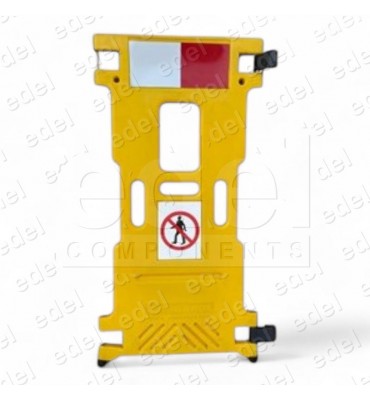 MULTI-PURPOSE BARRIER WITH WARNING LABEL 550X30X1100 1 UNIT