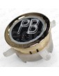 PULSADOR EDEL REGLETA DORADO LUM. AZUL PB