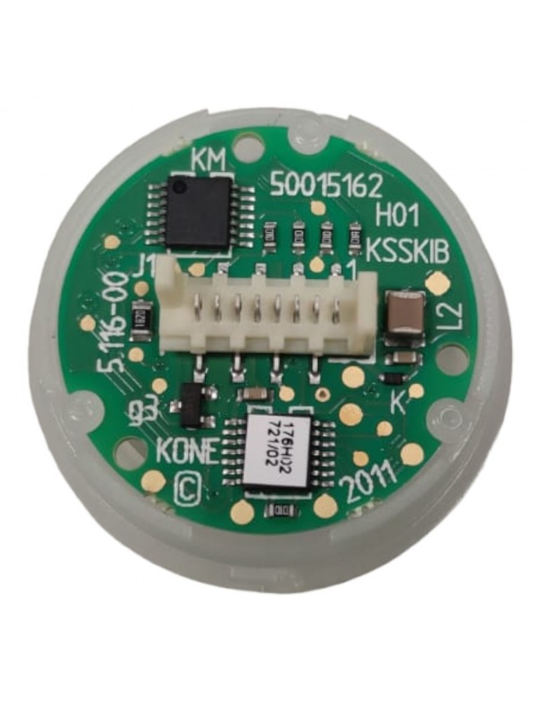 KM804343G22 PULSADOR KONE CABINA F2KKIB DIB AMBAR AUS KSSKIB 50015162H01