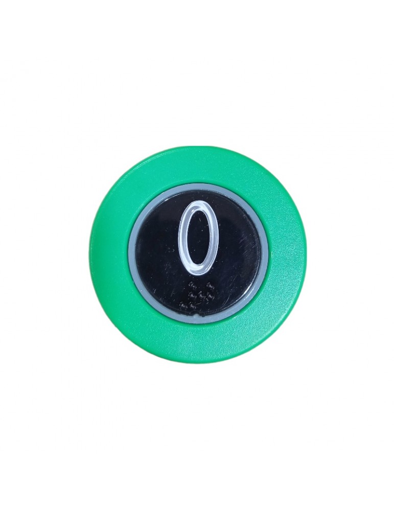 PULS. EDEL REGLETA LUM. AZUL 0 CON ARO VERDE