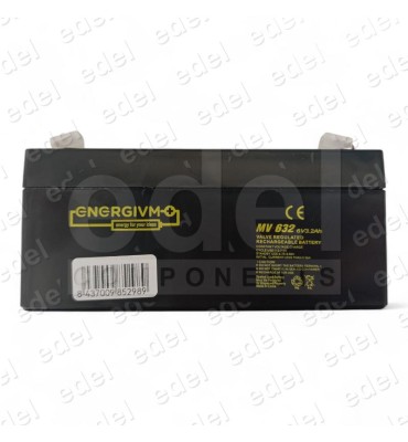 BATTERY 6V 3,2A 134 X 35 X 67 MM 0,71K E20 F1+ECOT