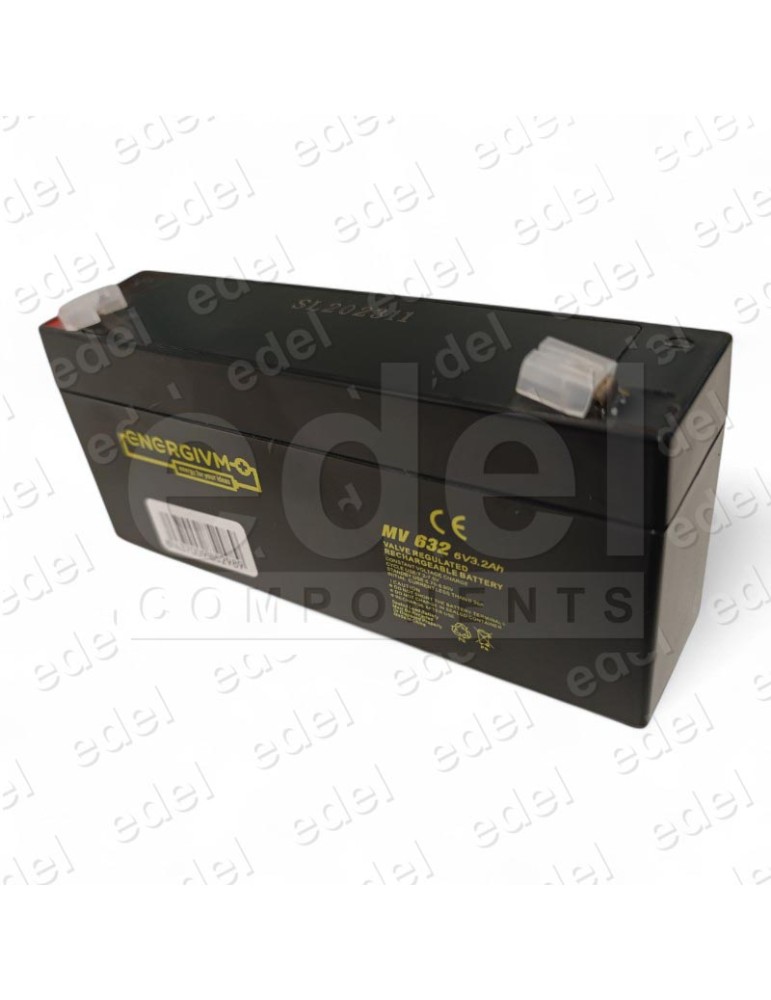 BATTERY 6V 3,2A 134 X 35 X 67 MM 0,71K E20 F1+ECOT