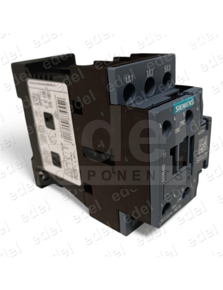 CONTACTOR SIEMENS AC3 12A 1NO+1NC 5,5kW 400V
