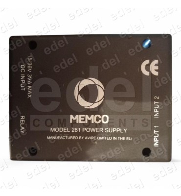 281000 FUENTE ALIMENTACION BARRERA MEMCO 15V/36VDC RELES Y ZUMBADOR
