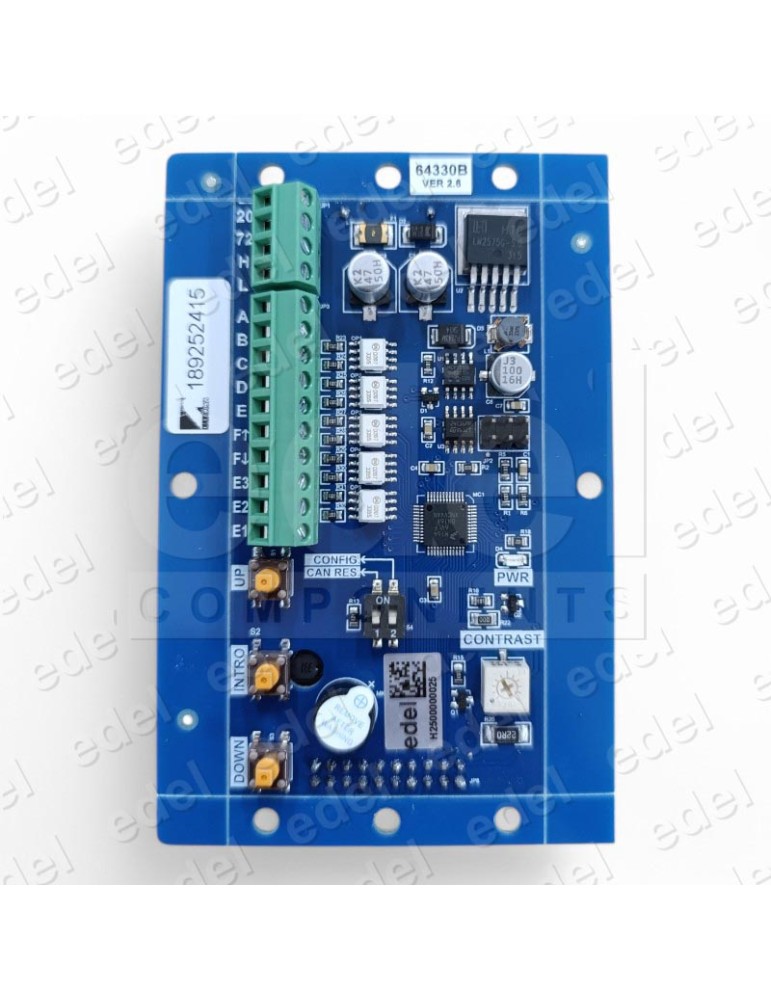 DISPLAY MINI LCD EDEL K2 64330B BINARIO
