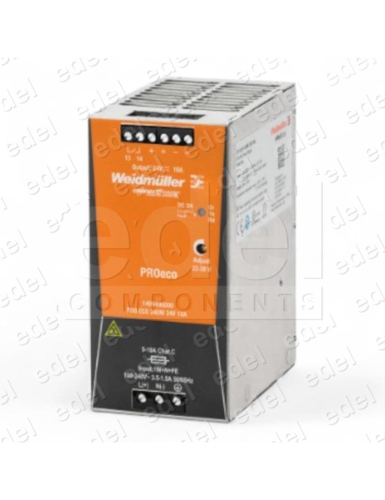 3025580000 FUENTE DE ALIMENTACIÓN CONMUTADA PRO ECO 240W 24V 10A II WEIDMULLER ( REEMPLAZA A 1469490000 )