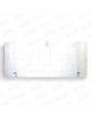 SOPORTE CHAPA KONE DETECTOR PANTALLA 150MM