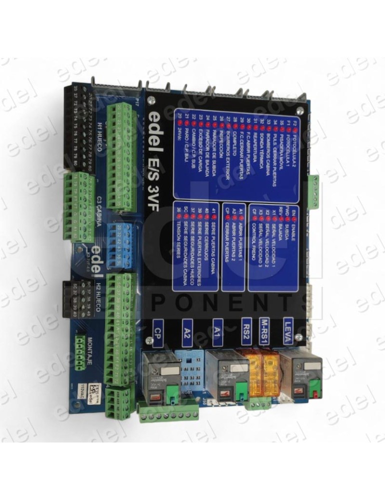 PLACA E/S VARIADOR EDEL K2 643VF-B 110V S-AgNi+Au