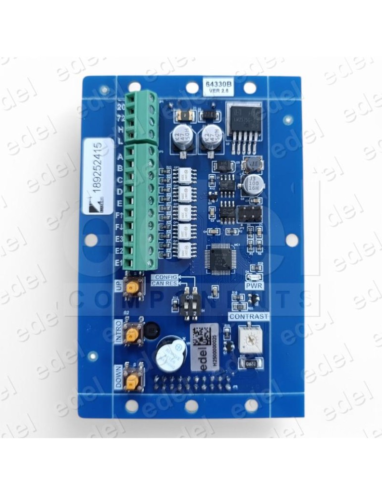 DISPLAY MINI LCD EDEL K2 64330B BINARIO