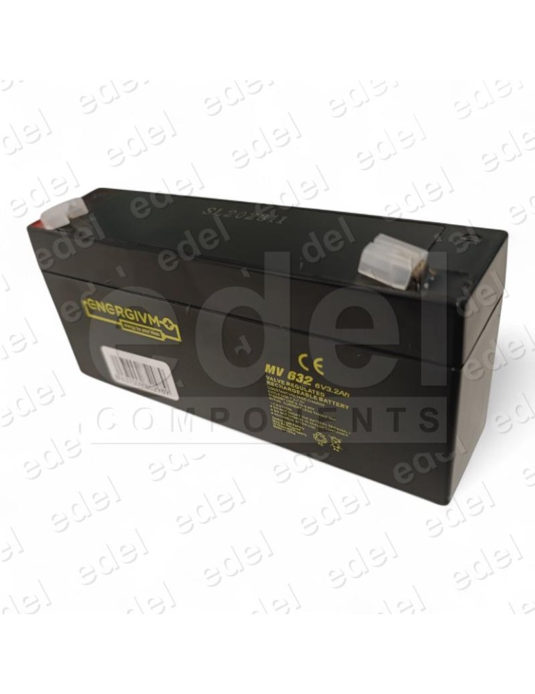 BATTERY 6V 3,2A 134 X 35 X 67 MM 0,71K E20 F1+ECOT