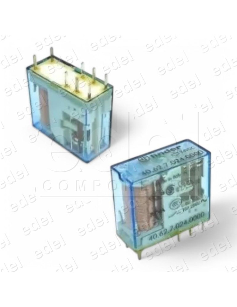MINI RELÉ FINDER CI 2CO 10A, 24V DC. 406270240000