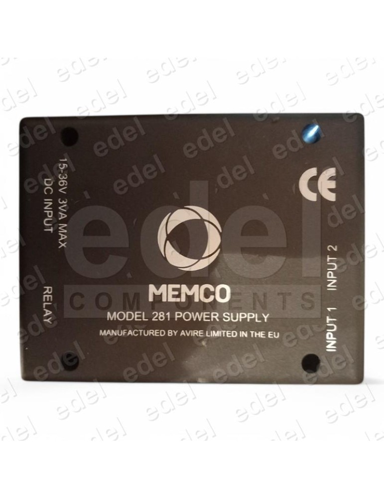 281000 FUENTE ALIMENTACION BARRERA MEMCO 15V/36VDC RELES Y ZUMBADOR
