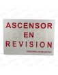 ROTULO ASC.EN REVISION CON IMANES
