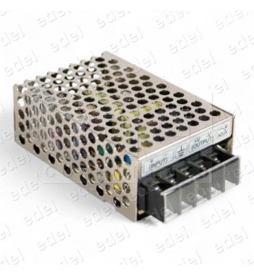 CONVERTIDOR DC MW 12VDC - 24VDC 15W CARRIL DIN