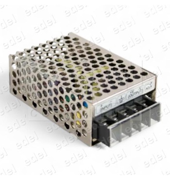 CONVERTIDOR DC MW 12VDC - 24VDC 15W CARRIL DIN