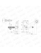 4199002 SIDE MECHANISM FOR DOUBLE ALJO LOCK