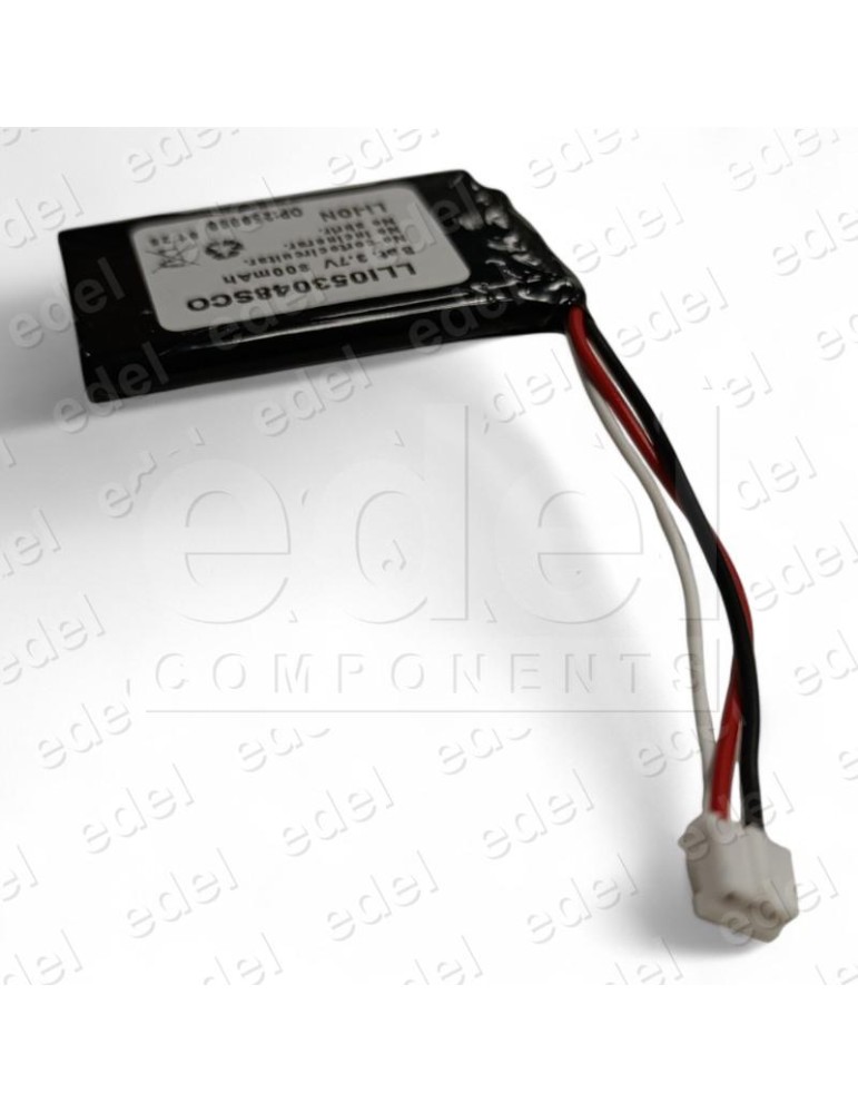 BATERIA RECARGABLE 3.7V 0.7Ah LI-POLIMERO 5.5X30.5X51MM 3 CABLES