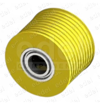 712110C01089 POLEA DESVIO MP 165MM 10X6.5 2ROD POLIAMIDA EJE 50MM