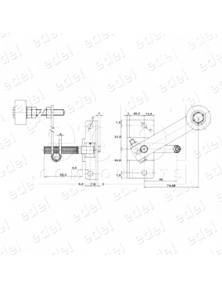 4199002 SIDE MECHANISM FOR DOUBLE ALJO LOCK