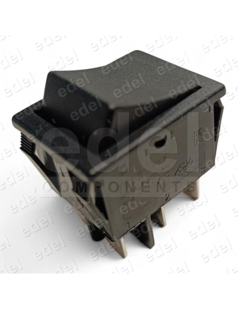 INTERRUPTOR CONM.BIPOLAR POBO NEGRO CUAD.IB-6 3123