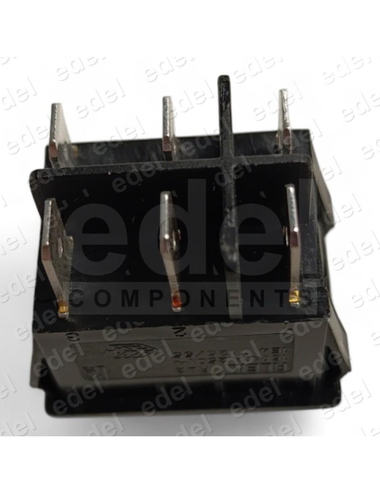 INTERRUPTOR CONM.BIPOLAR POBO NEGRO CUAD.IB-6 3123