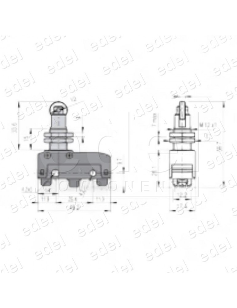 MICRO PIZZATO MK V11D15 ROLDANA TERMINAL TORNILLO