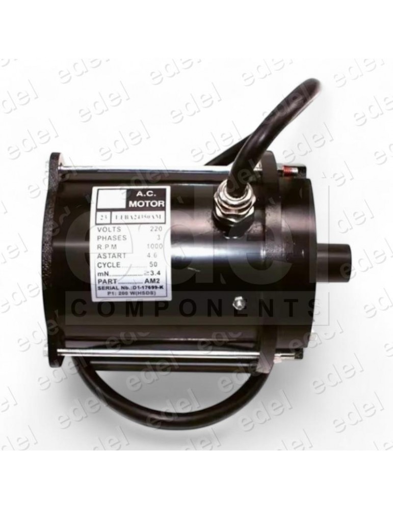 MOTOR PUERTA OTIS 220V 50HZ 1000RPM HSDS200W 3.4MN