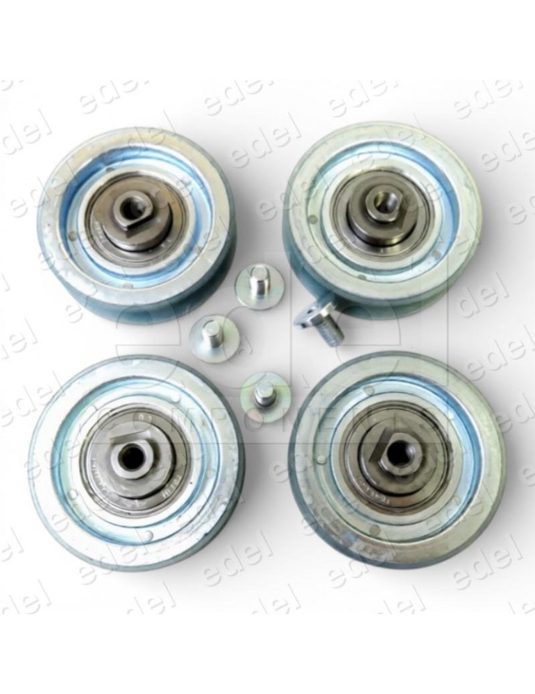 FBA5394A4 KIT 4 RUEDAS PUERTA OTIS TECHNA PAX 76X20X15MM