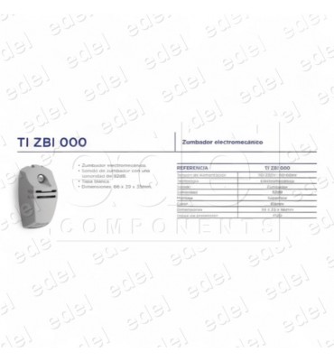 ZUMBADOR ELECTROMECÁNICO SUP. 125V230V 66X39X35MM