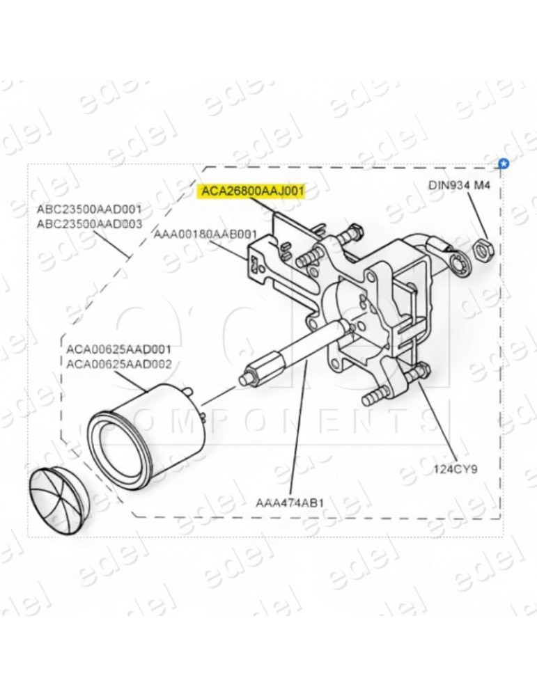 PLACA PULSADOR OTIS MOTIONLESS